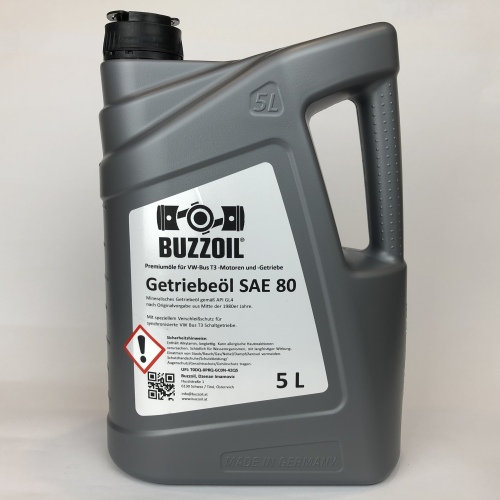 BUZZOIL Getriebeöl SAE 80 GL4 5 Liter