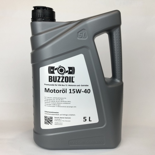 BUZZOIL Motoröl 15W-40 5 Liter